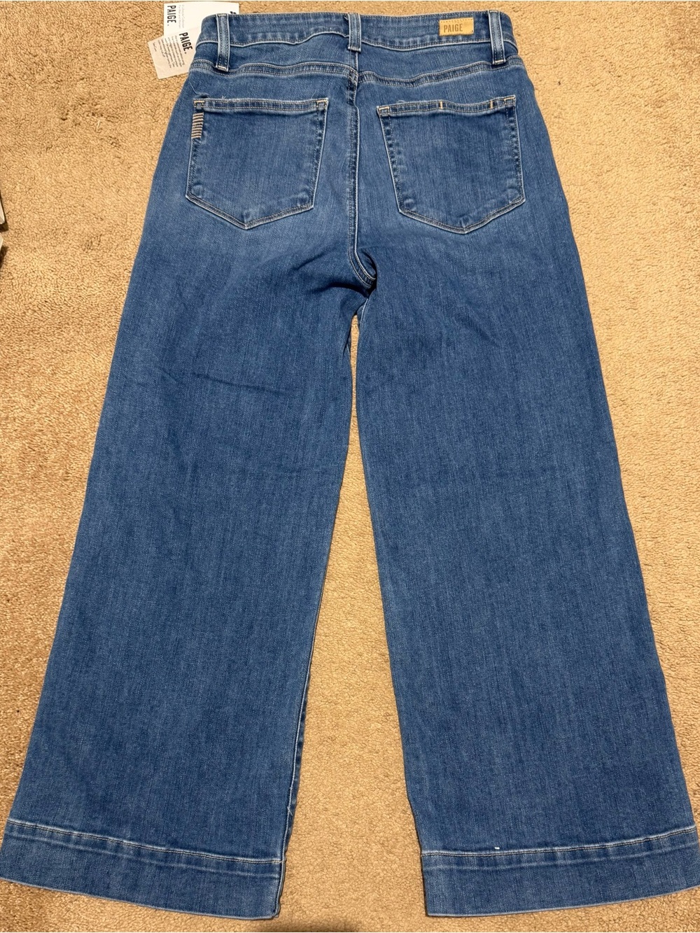 NWT Paige Connie Crop Patch Pocket Jeans Size 27 - Picture 4 of 7